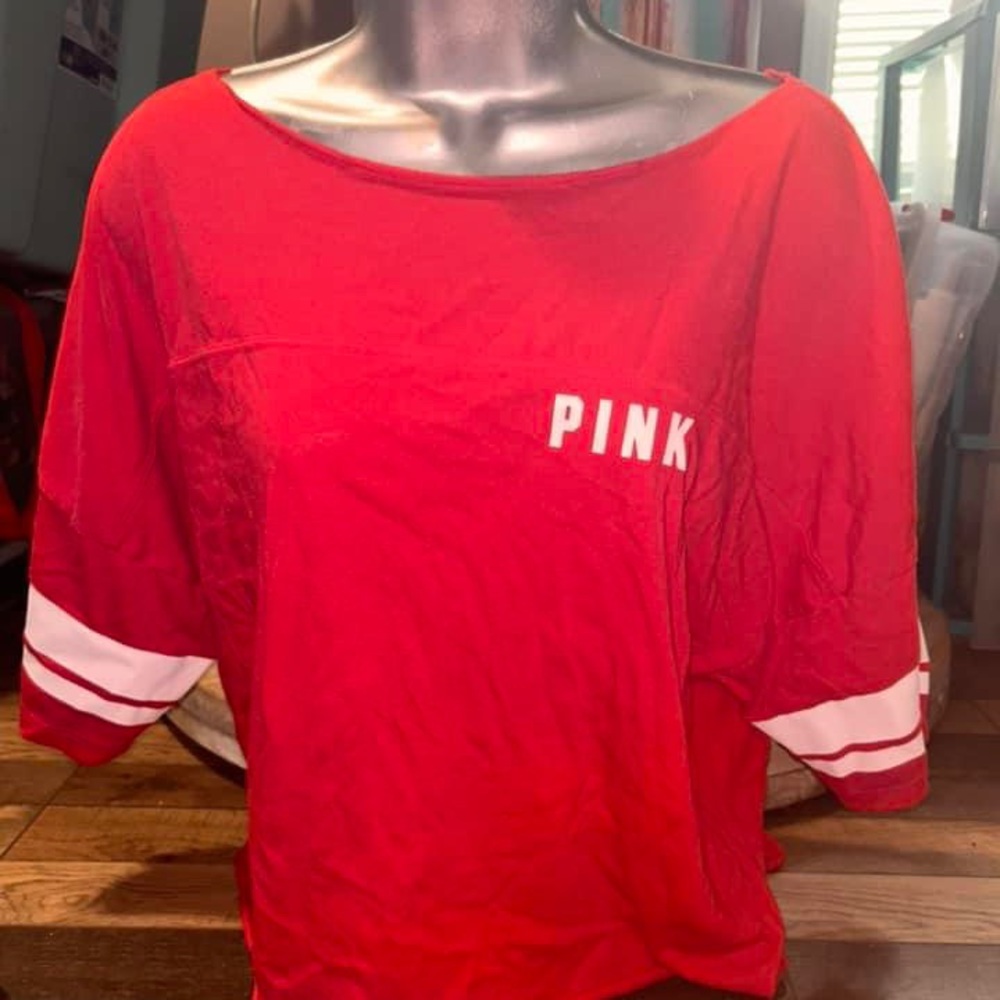 Pink crop top
